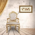 thumbnail image 3 of Charron, Veronique 32x13 Gold Ornate Wood Framed with Double Matting Museum Art Print Titled - Bohemian Leaves IV Neutral, 3 of 4
