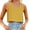 Yellow, variant on Sleeveless Basic Womens Crop Tops Casual Loose Tank Top Cropped Athletic Yoga Shirt