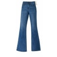 thumbnail image 4 of Jeans George para Niña, Pierna ancha color Azul Medio Talla 8, 4 of 4