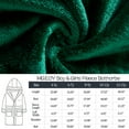 thumbnail image 3 of MGEOY Boys Girls Robe Soft Hooded Flannel Bathrobes for Kids, 3 of 6