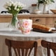 thumbnail image 3 of Tazas de café de cerámica, tazas para desayuno, tazas de leche, cristalería, hogar, oficina, cafetería, regalo Flores rosadas, 3 of 9