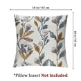 thumbnail image 4 of nygtbtfer Spring Wild Flower Throw Pillow Covers Modern Watercolor Plants Farmhouse Grass White Cozy Velvet Washable Square Pillow Covers Set of 2 Living Room Bedroom Cushion Pillowcases  White, 4 of 7