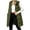 Army Green, variant on Puffer Vests for Women, Sleeveless Casual Full Zip Warm Winter Coats Womens Outerwear Gray Size XL