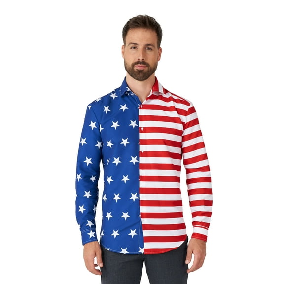 Suitmeister Men's Shirts USA Flag - M Multicolor