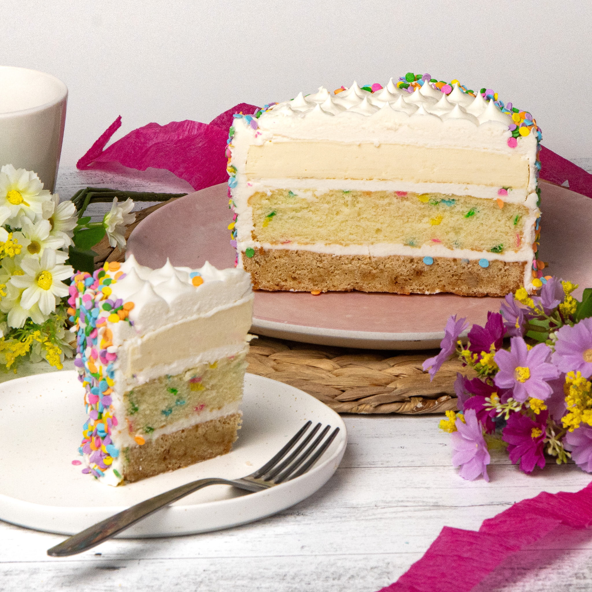 Carlo's Bakery Every Buddy's Birthday Cake 6" Sweet Buttercream Icing, 3lb 3oz, Box, Regular 1 Count