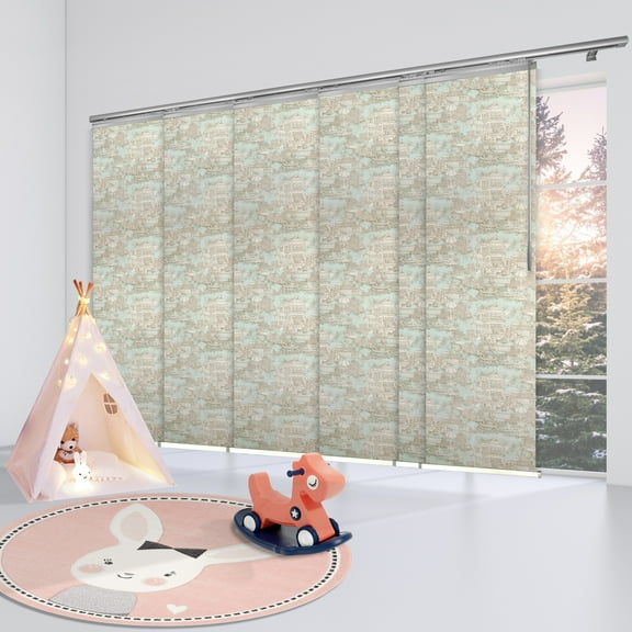 Luxury Panel Track SystemAdjustable Room Dividers & Decorative Screens6 Panel Blinds