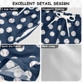 thumbnail image 2 of FORMRS Boys Swim Trunks Quick Dry Mesh Lining Beach Boardshorts, Sizes XS-XL, Navy Blue Baseball Pattern, 2 of 7