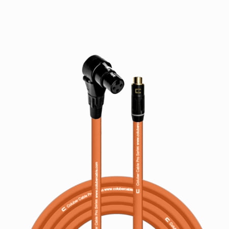 Coluber Cable Right Angle XLR Female - RCA Female 3-Pin Microphone Connector