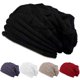 thumbnail image 4 of Gorro holgado de punto para hombre y mujer, gorro de lana de gran tamaño, cálido, de esquí, Unisex, 4 of 5