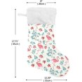 thumbnail image 2 of Coolnut 1PCS Pink Flamingo and Plant Christmas Stockings, Family Holiday Party Personalized Gift, Christmas Decorations Mantel Decor, 17.71"x12.20", 2 of 7