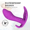 thumbnail image 3 of Vibrador de control remoto para bragas, 10 modos de vibración Estimulación Control remoto Estimulador sexual impermeable para mujeres, Succionador de forma para mujeres Juguete Lenguas sexuales Silenc, 3 of 6