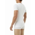 thumbnail image 4 of Underworks T-shirt à Col en V de Compression en Coton pour Hommes avec Cache-Cernes, 4 of 5