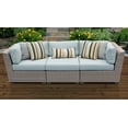 thumbnail image 3 of Delacora Tkc-Dpf-Flo03c Florence 35" Wide Wicker Outdoor Sectional Sofa, 3 of 7
