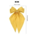 thumbnail image 2 of 4 Pieces Large Big Oversized Satin Hair Bows with Long Tail French Barrettes Hair Clips Accessories for Women Girls Teens, 2 of 4