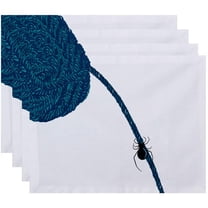 Simply Daisy 18" x 14" Eensy Weensy Spider Holiday Print Placemat