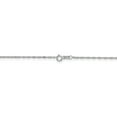 thumbnail image 4 of 14K Or Blanc 1.1mm Chaîne Singapourienne 20 Pouces, 4 of 5