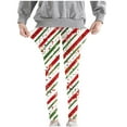 thumbnail image 5 of Tights for Children Boy Girl Fall Winter Print Happy Festival Christmas Stretchy High Waisted Warm Straight Leg Long Leg Pants Pantyhose Tights Child 2025, 5 of 8
