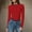Red, variant on Cute Sexy Long Sleeve Tops for Women Trendy Going Out Slim First Pullover Cropped Tight Tops Spring Basic Tees Shirts White XL