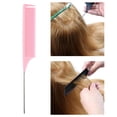 thumbnail image 4 of 2 piezas ABS unidireccional que la herramienta de peines para el cabello con frustrado, 4 of 9