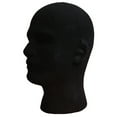 thumbnail image 5 of Visland Black Foam Mannequin Head Manikin Wig Dispalay Hat Glasses, 5 of 6