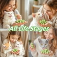 thumbnail image 2 of Grembeb 100g/3.53oz Cat Toy Cats Grass Treats, Fish Oil Kitten Grass Catnip Stick for Hairball Removal Teeth Cleaning Cats Edible Freeze Dried Kitty Lickable Chew Dental Snack for Indoor Kitty Food, 2 of 6