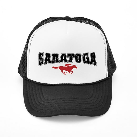 CafePress - Saratoga Springs NY - Trucker Hat - Polyester Foam Front and Nylon Mesh Weave Back