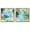 Gold Frame, variant on Sky Within Serenity Set Canvas Print Modern Abstract Art Set by Art Remedy, Silver Frame, 16 x 16