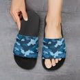 thumbnail image 6 of GZHJMY Stylish Slides for Women Men, Military Camouflage Texture Khaki Print Background Soft Flexible Slip-on Sandals Slippers, 6 of 7