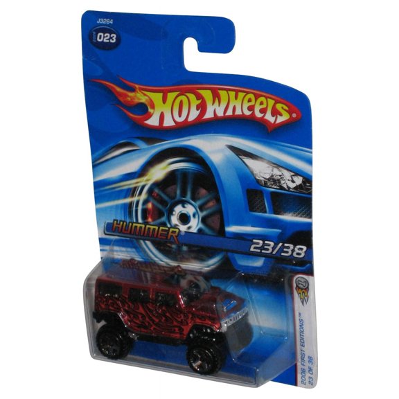 Hot Wheels 2006 First Editions 23/38 Red Hummer Toy Car #023