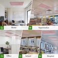 thumbnail image 6 of Vintage Nude Pink Magnetic Fluorescent Light Covers for Ceiling Lights 2x4Ft,Farmhouse Retro Solid Color Linen Texture Office Classroom Kitchen Drop Ceiling Light Covers Filters Shade Panel 2Packs, 6 of 9