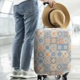 thumbnail image 3 of Travel Luggage Cover Suitcase Protector Fits 18-32 Inch Luggage Wheel Covers Patterned Travel Related Items Flower Luggage Protector Elastic Luggage Anti-scratch Suitcase Cover L, 3 of 6