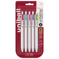 thumbnail image 1 of uni® one Retractable Gel Pens, Medium Point (0.7mm), Assorted Ink, 5 Pack, 1 of 7