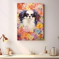 thumbnail image 2 of Japanese Chin Dog Arts Canvas - Large Abstract Paintings Colorfull Wall Art Dog Decor Dog Room Decor Animal Wall Art Animal Canvas, 2 of 4