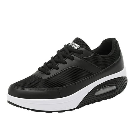 

mesh Sneakers for Women Mesh Breathable Sneakers Runing Women Sports Outdoor LaceUp Shoes Fashion Shoes Women s Sneakers Black