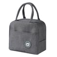 thumbnail image 1 of Lunch Boxes For Women, Insulated Lunch Bag For Women Compact Reusable Tote Cooler Bag Lunch Pail , Grey, 1 of 1