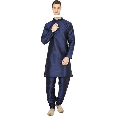 

Royal Kurta Men s Silk Blend Solid Kurta Pyjama