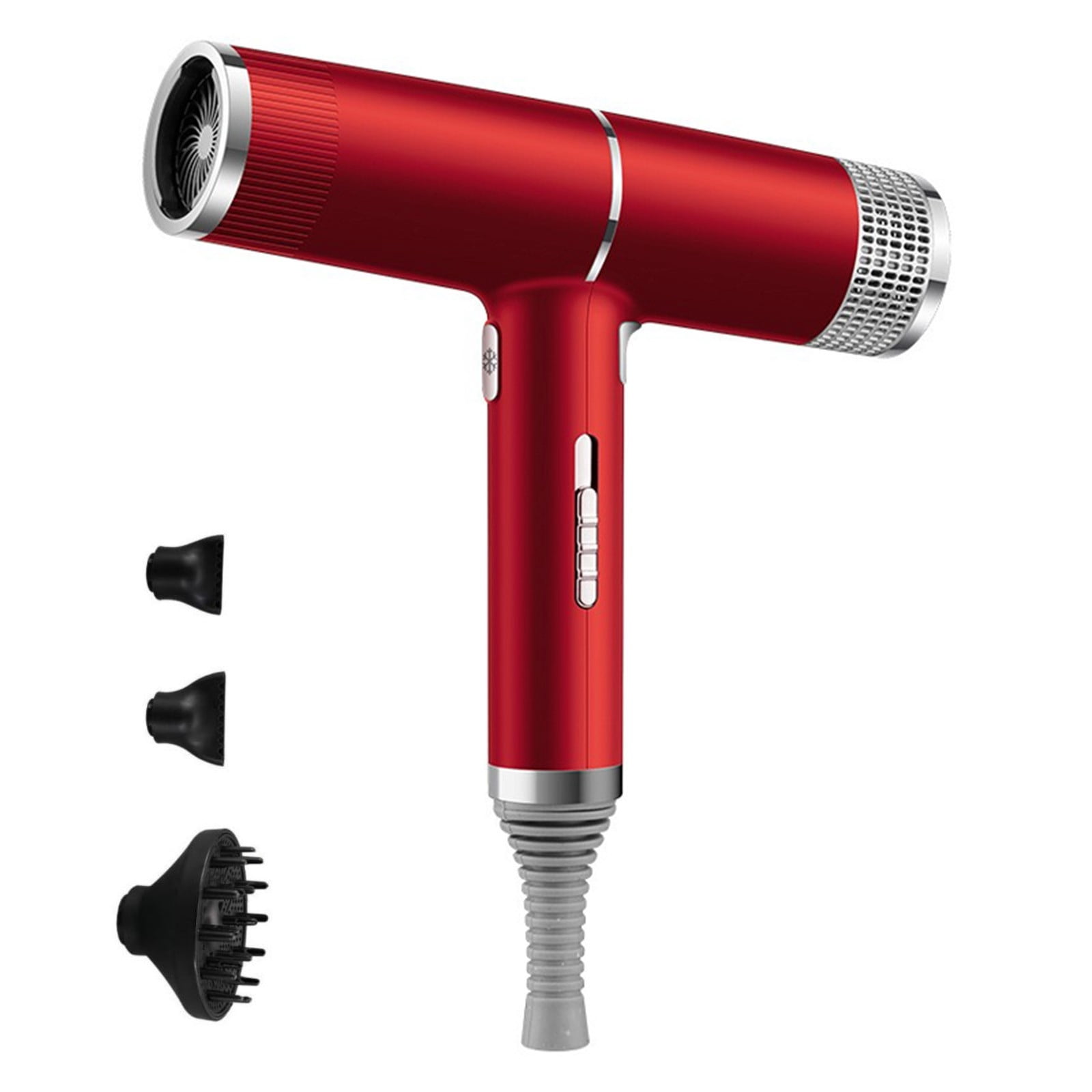 Kiplyki New Arrivals Hair Dryer, Lightweight Travel Hair Dryer for Normal and Curly Hair, Including Curly Hair Styling Nozzle Hair Dryer Smart Inverter High Power