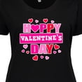 thumbnail image 4 of Inktastic Happy Valentine's Day with Hearts Women's Plus Size T-Shirt, 4 of 5