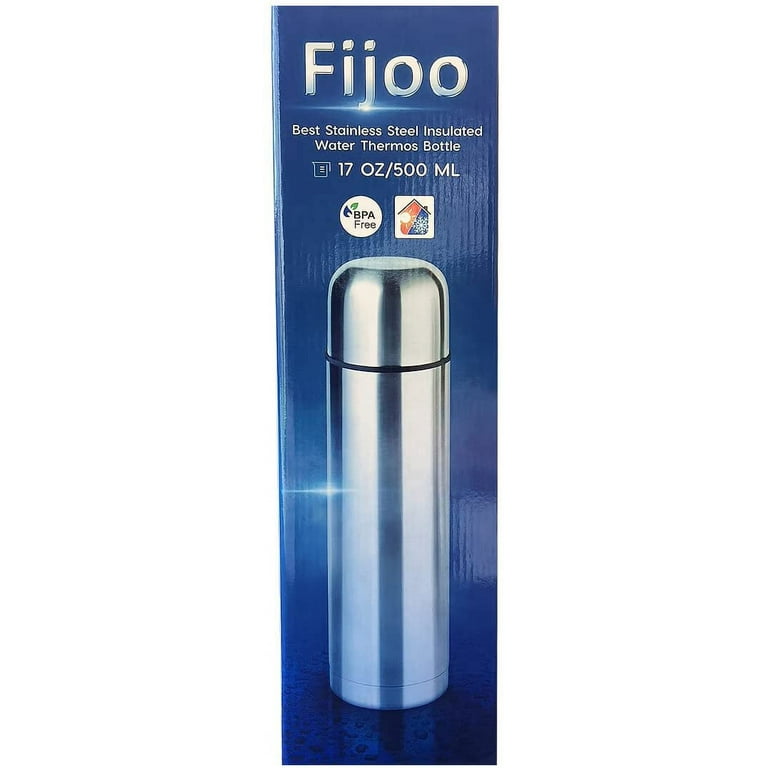 Fijoo Best Stainless Steel Soup Thermos Food Jar Folding Spoon