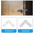 thumbnail image 3 of OULII 10Set Durable Impeccable Welding Steel Corner Bracket for Inside Corner Braces 2*2*0.4in, 3 of 8
