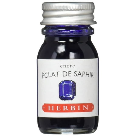 Herbin Fountain Pen Ink - 10ml Bottle - Eclat de Saphir