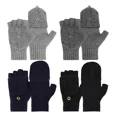 thumbnail image 1 of Guantes Tejidos Invierno Frio Dedos Descubiertos Para Hombre, 1 of 7