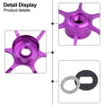 thumbnail image 3 of Splihome Roue Goutte d'Eau Modifiée pour Abu Max Series B3B4P3P4P5 Frein Six Étoiles Violet, 3 of 9