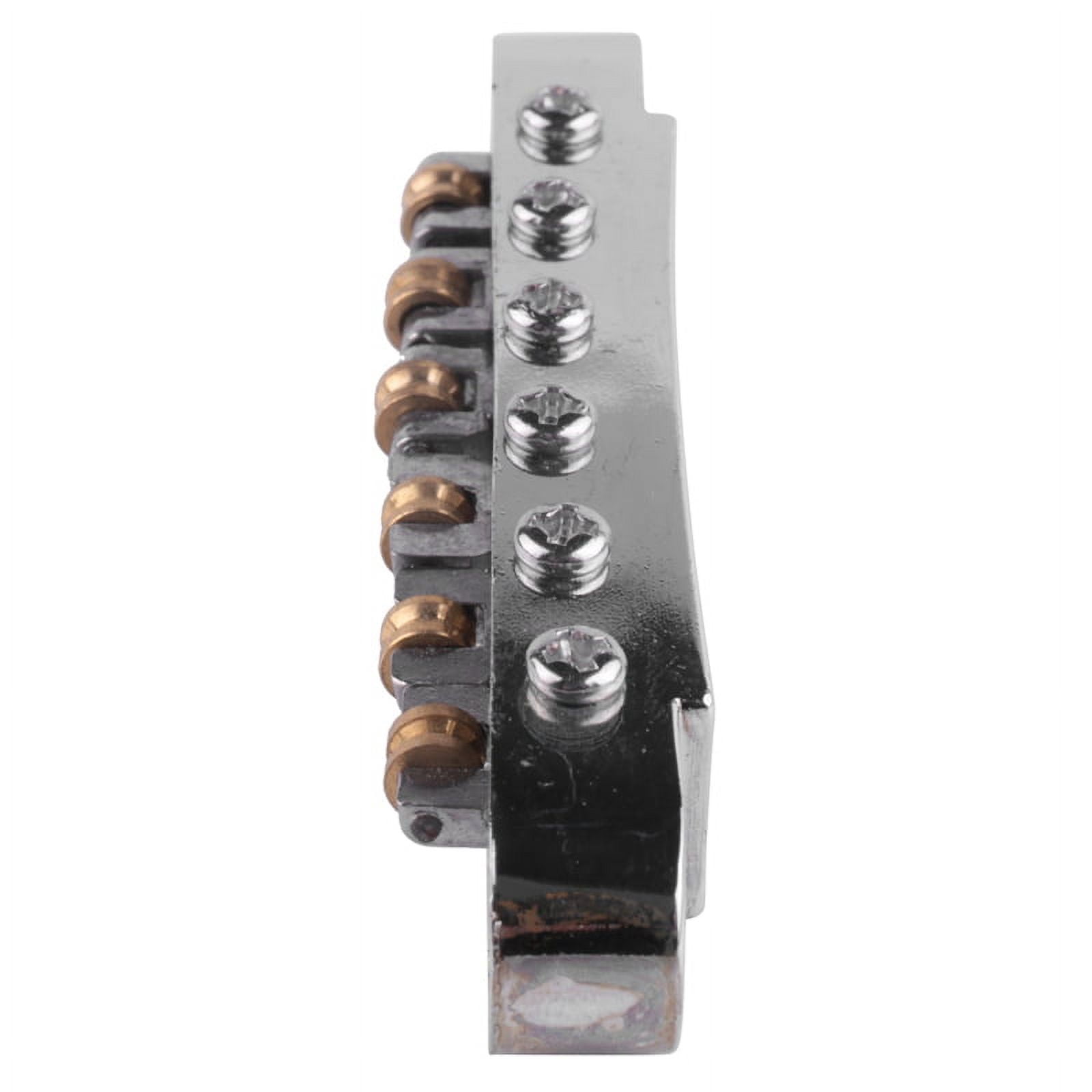 4X Silver Tune-O- Electric Roller Saddle Bridge Lp Electric Guitar Bridge Korea