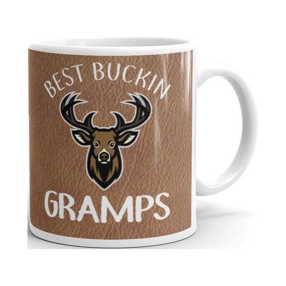 11 oz Cool Grandpa Ever Best Buckin' Gramps Western Grandfather Gifts Ceramic Coffee Mug