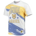 thumbnail image 2 of Men's Mitchell & Ness White North Carolina A&T Aggies Paintbrush Sublimated T-Shirt, 2 of 3