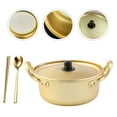 thumbnail image 6 of Tineasur Anti Scalding Golden Aluminum Pot for Soup Noodles Cooking Easy to Clean 1 Set, 6 of 6