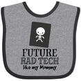 thumbnail image 3 of Inktastic Future Rad Tech Radiology Technician Like Mommy Boys or Girls Baby Bib, 3 of 4