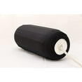 thumbnail image 3 of Bumper Buddies Boat Fender Cover (2 per pkg) Fits Taylor Made Small (15.5" x 14.5") Center Rope Tube Marine Fender by Kansas Creations (Black), 3 of 3