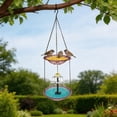 thumbnail image 1 of BotaniNest Solar Powered Bird Feeder And Bird Bath 2 In 1 Garden With Automatic Water Circulation For Outdoor, 1 of 6
